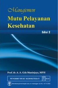 Image of Manajemen Mutu Pelayanan Kesehatan
