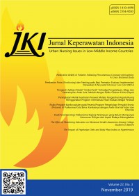 Jurnal Keperawatan Indonesia (JKI) : Volume 22 Nomor 3 November 2019