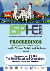 The Fourth International Seminar on Public Health and Education (ISPHE) Book 2 : Wellbeing Promotion and Technologies: Health, Physical Activity
and Medicine