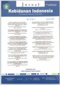 Image of Jurnal Kebidanan Indonesia: Volume 16 Nomor 1 Januari 2025