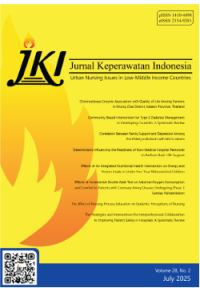 Image of Jurnal Keperawatan Indonesia (JKI): Volume 28 Nomor 2 Juli 2025