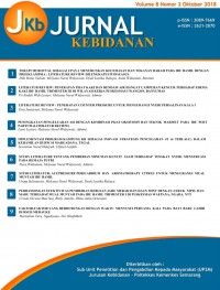 Jurnal Kebidanan Poltekkes Kemenkes Semarang : Volume 13 Nomor 1 April 2023