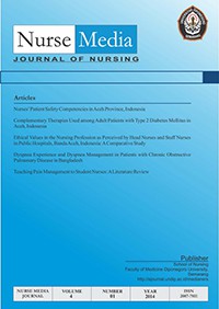 Nurse Media Journal of Nursing : Volume 12 Nomor 2 Agustus 2022